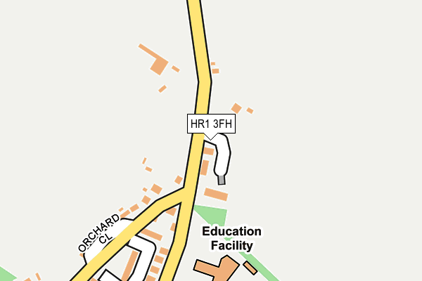 HR1 3FH map - OS OpenMap – Local (Ordnance Survey)