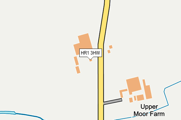 HR1 3HW map - OS OpenMap – Local (Ordnance Survey)