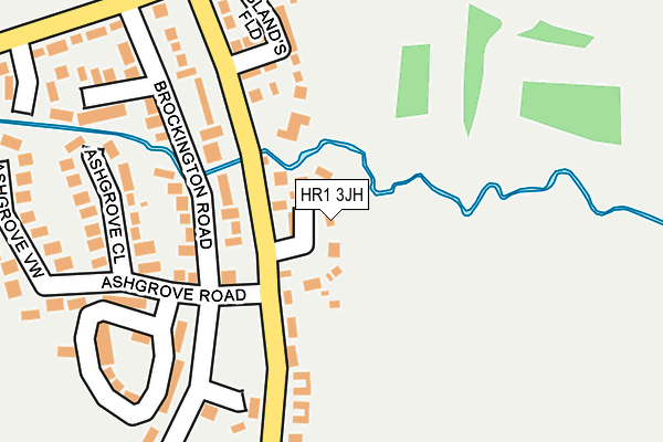 HR1 3JH map - OS OpenMap – Local (Ordnance Survey)