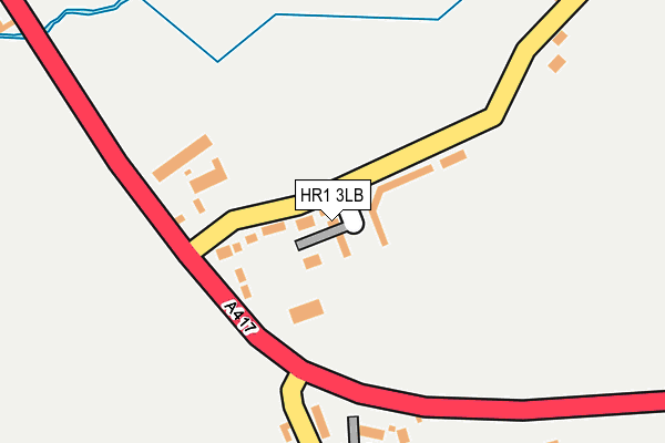 HR1 3LB map - OS OpenMap – Local (Ordnance Survey)