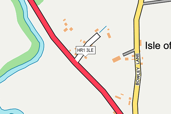 HR1 3LE map - OS OpenMap – Local (Ordnance Survey)