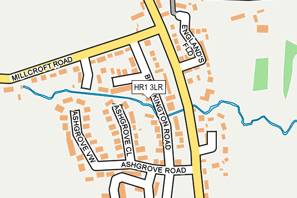 HR1 3LR map - OS OpenMap – Local (Ordnance Survey)