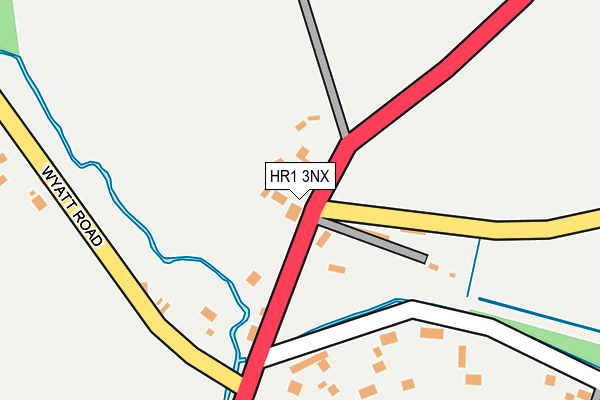 HR1 3NX map - OS OpenMap – Local (Ordnance Survey)