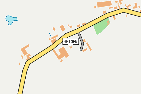 HR1 3PB map - OS OpenMap – Local (Ordnance Survey)