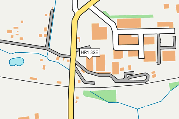 HR1 3SE map - OS OpenMap – Local (Ordnance Survey)