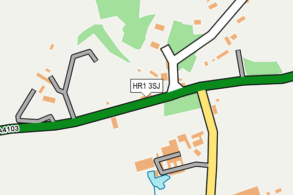 HR1 3SJ map - OS OpenMap – Local (Ordnance Survey)