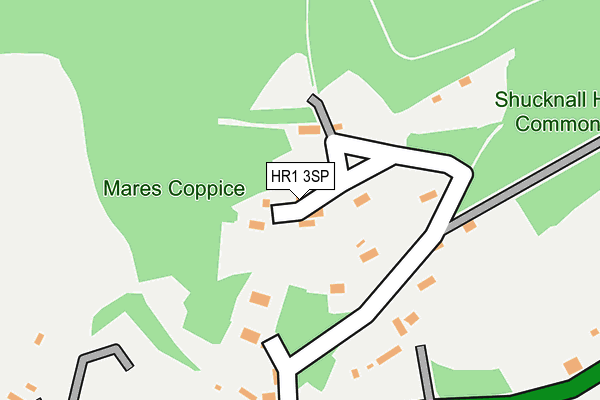HR1 3SP map - OS OpenMap – Local (Ordnance Survey)
