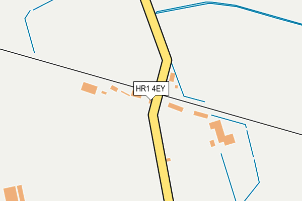 HR1 4EY map - OS OpenMap – Local (Ordnance Survey)