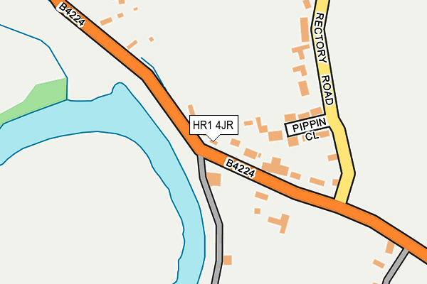 HR1 4JR map - OS OpenMap – Local (Ordnance Survey)