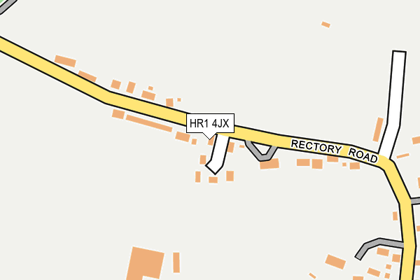 HR1 4JX map - OS OpenMap – Local (Ordnance Survey)