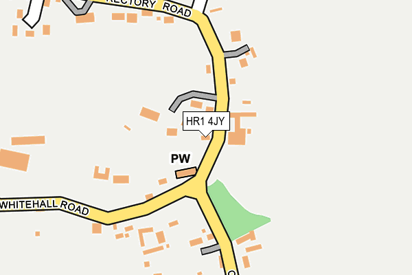 HR1 4JY map - OS OpenMap – Local (Ordnance Survey)