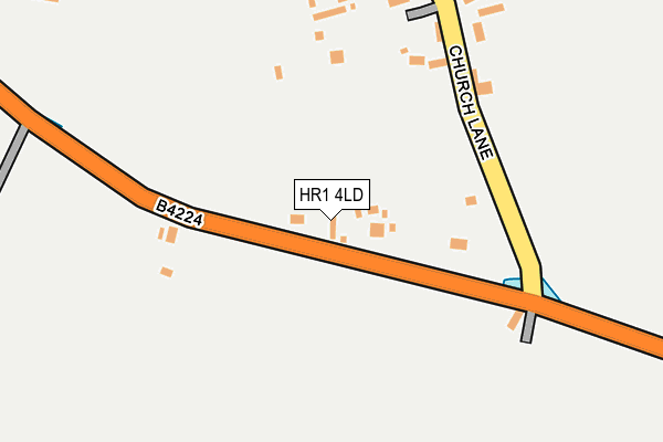 HR1 4LD map - OS OpenMap – Local (Ordnance Survey)