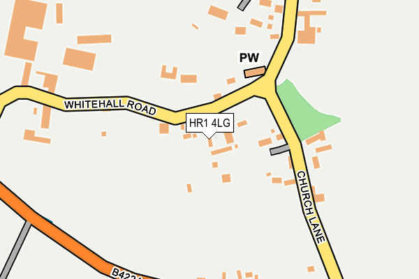 HR1 4LG map - OS OpenMap – Local (Ordnance Survey)