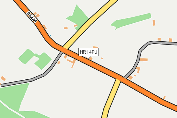 HR1 4PU map - OS OpenMap – Local (Ordnance Survey)