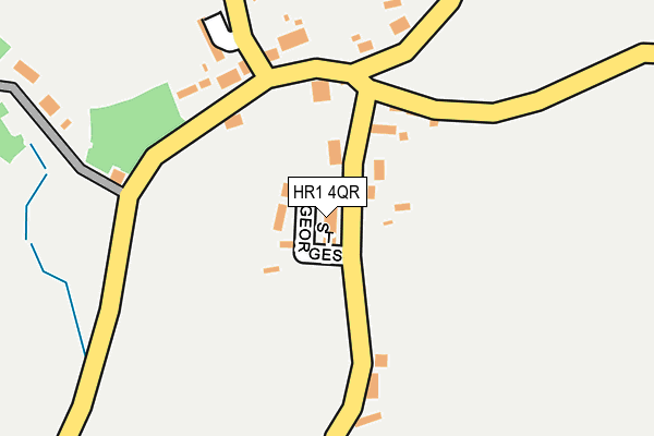 HR1 4QR map - OS OpenMap – Local (Ordnance Survey)