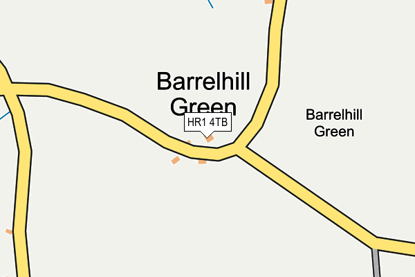 HR1 4TB map - OS OpenMap – Local (Ordnance Survey)