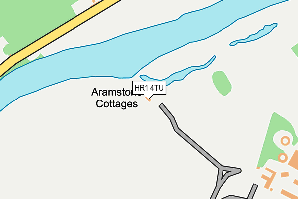 HR1 4TU map - OS OpenMap – Local (Ordnance Survey)