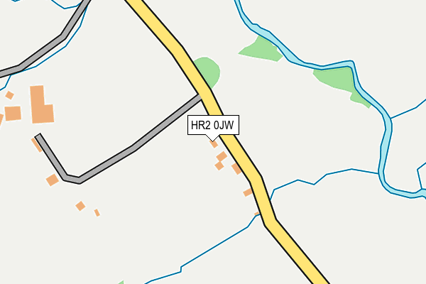 HR2 0JW map - OS OpenMap – Local (Ordnance Survey)