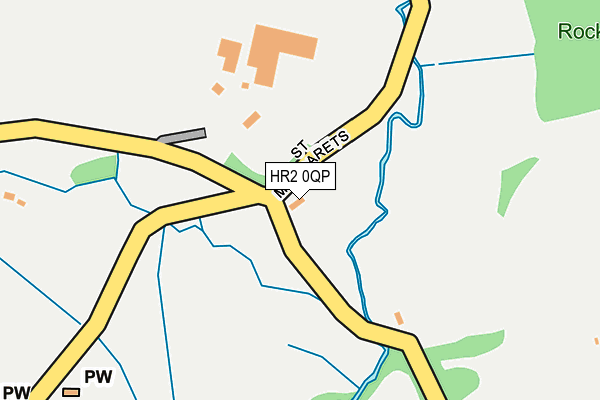 HR2 0QP map - OS OpenMap – Local (Ordnance Survey)
