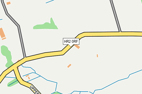 HR2 0RF map - OS OpenMap – Local (Ordnance Survey)