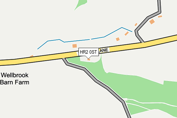 HR2 0ST map - OS OpenMap – Local (Ordnance Survey)