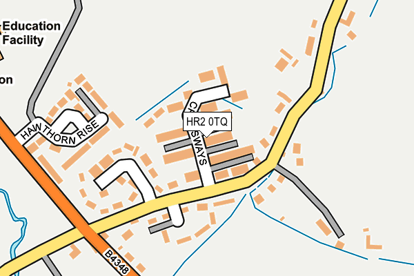 HR2 0TQ map - OS OpenMap – Local (Ordnance Survey)