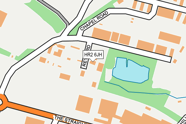 HR2 6JH map - OS OpenMap – Local (Ordnance Survey)