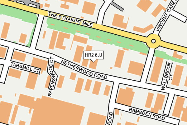 HR2 6JJ map - OS OpenMap – Local (Ordnance Survey)