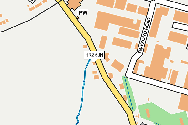 HR2 6JN map - OS OpenMap – Local (Ordnance Survey)