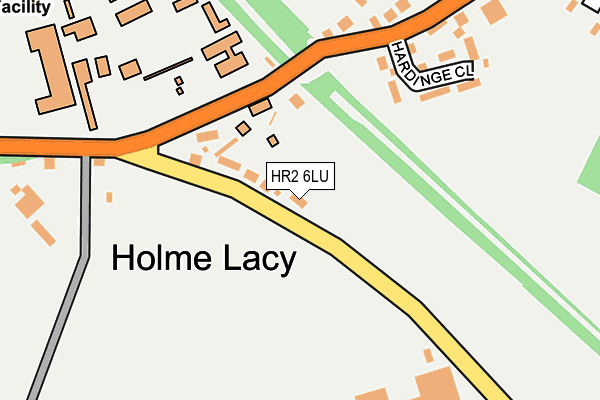 HR2 6LU map - OS OpenMap – Local (Ordnance Survey)