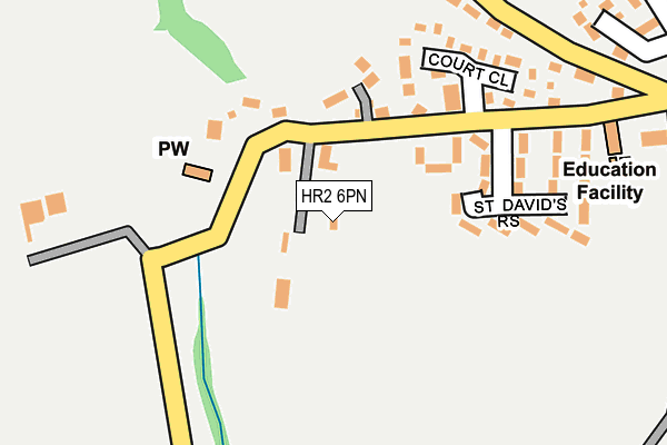 HR2 6PN map - OS OpenMap – Local (Ordnance Survey)