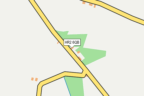 HR2 6QB map - OS OpenMap – Local (Ordnance Survey)