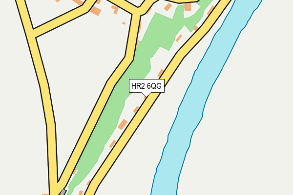 HR2 6QG map - OS OpenMap – Local (Ordnance Survey)