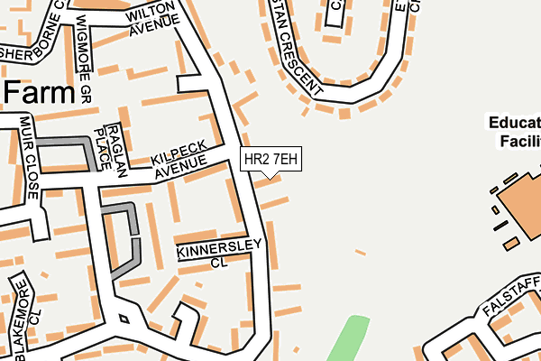 HR2 7EH map - OS OpenMap – Local (Ordnance Survey)