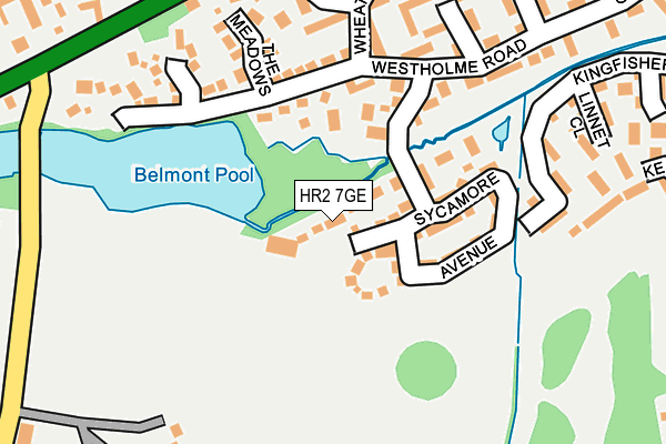 HR2 7GE map - OS OpenMap – Local (Ordnance Survey)