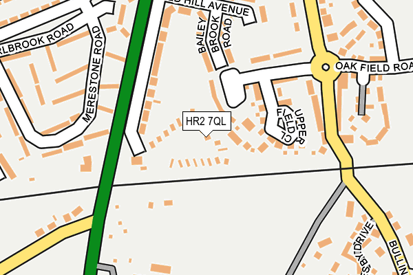 HR2 7QL map - OS OpenMap – Local (Ordnance Survey)