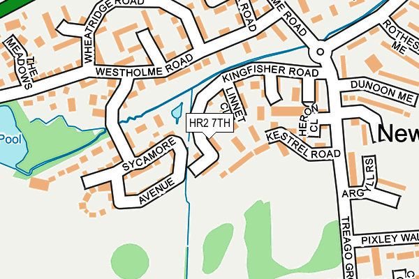 HR2 7TH map - OS OpenMap – Local (Ordnance Survey)