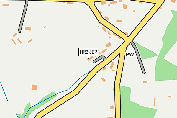 HR2 8EP map - OS OpenMap – Local (Ordnance Survey)