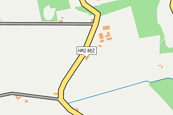 HR2 8EZ map - OS OpenMap – Local (Ordnance Survey)