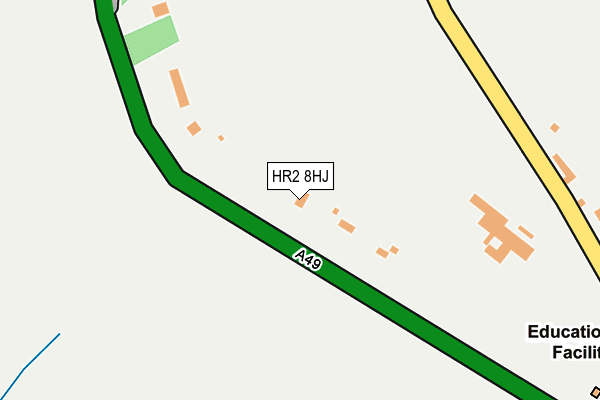HR2 8HJ map - OS OpenMap – Local (Ordnance Survey)