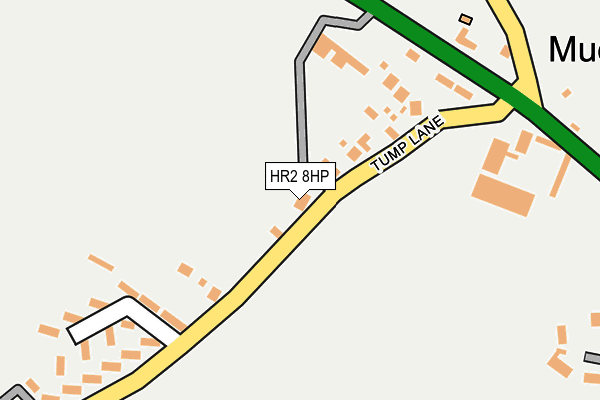 HR2 8HP map - OS OpenMap – Local (Ordnance Survey)