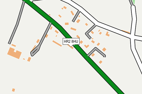 HR2 8HU map - OS OpenMap – Local (Ordnance Survey)
