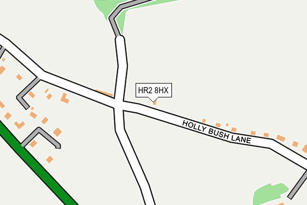 HR2 8HX map - OS OpenMap – Local (Ordnance Survey)