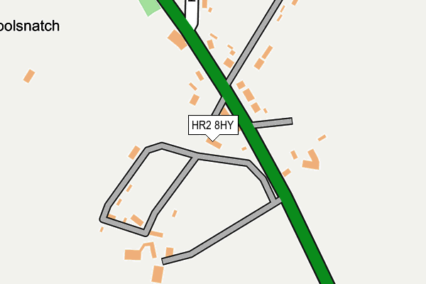 HR2 8HY map - OS OpenMap – Local (Ordnance Survey)