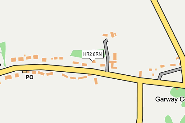HR2 8RN map - OS OpenMap – Local (Ordnance Survey)