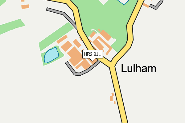 HR2 9JL map - OS OpenMap – Local (Ordnance Survey)