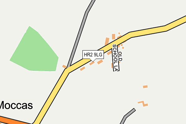 HR2 9LG map - OS OpenMap – Local (Ordnance Survey)