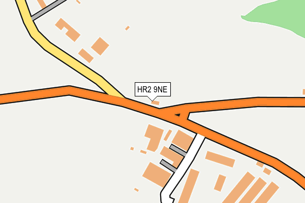 HR2 9NE map - OS OpenMap – Local (Ordnance Survey)