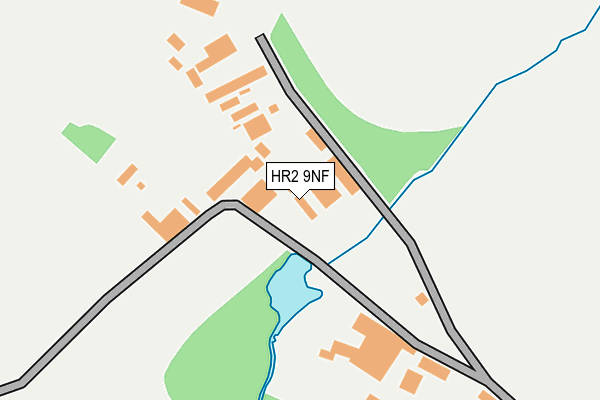 HR2 9NF map - OS OpenMap – Local (Ordnance Survey)
