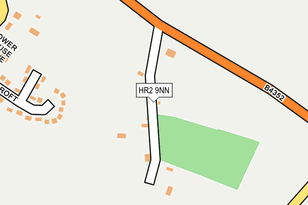 HR2 9NN map - OS OpenMap – Local (Ordnance Survey)